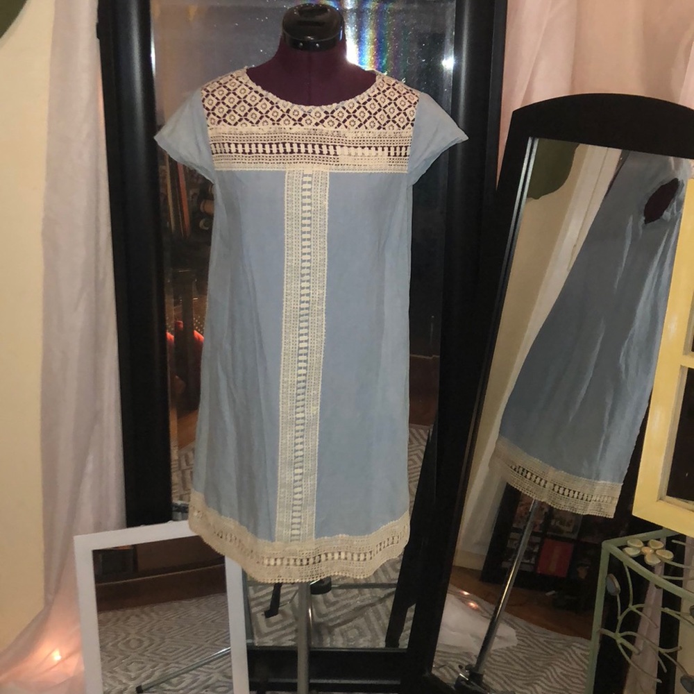 Light denim dress